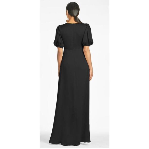 Sachin and Babi Alli Gown Size 4 Black - Picture 3 of 7